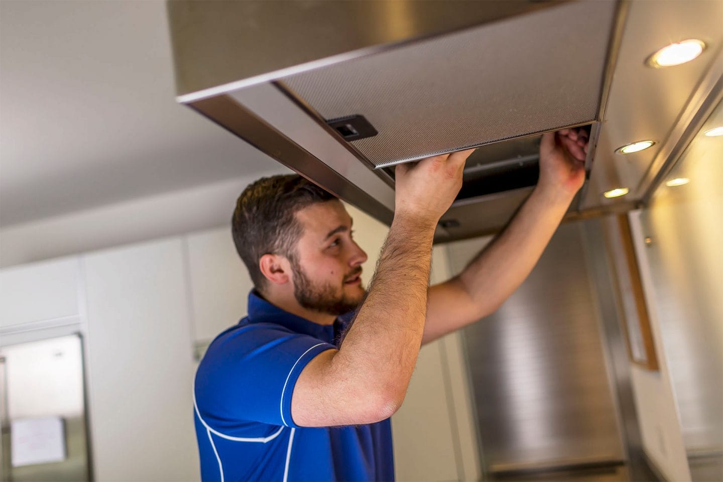 Commercial and domestic kitchen canopy installation in Maidenhead